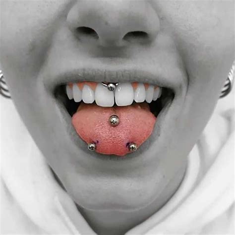 snake eyes tongue piercing healing process|Snake Eyes Piercing: Complete Guide with Examples。